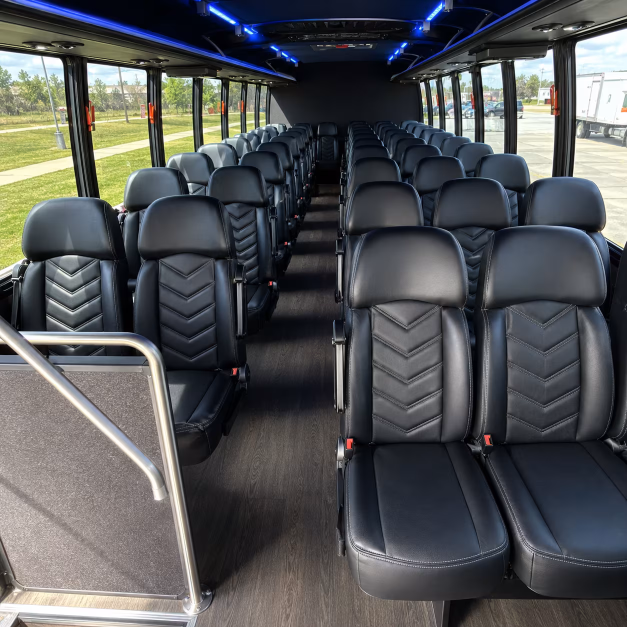 30 passenger minibus interior