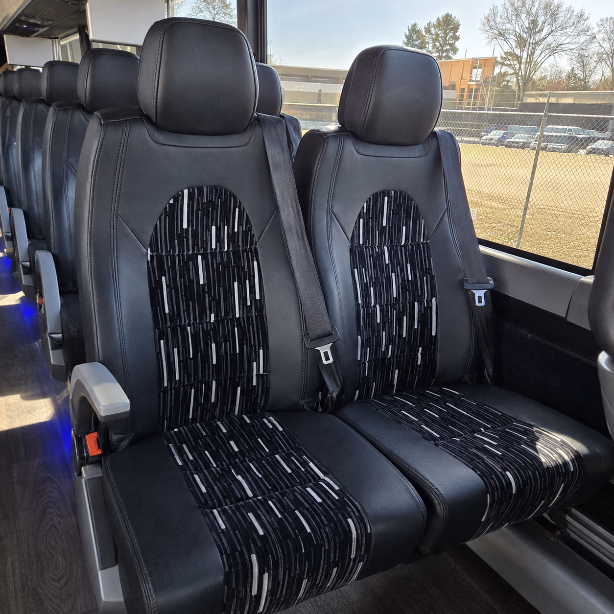 kansas city airport transportation onboard seating
