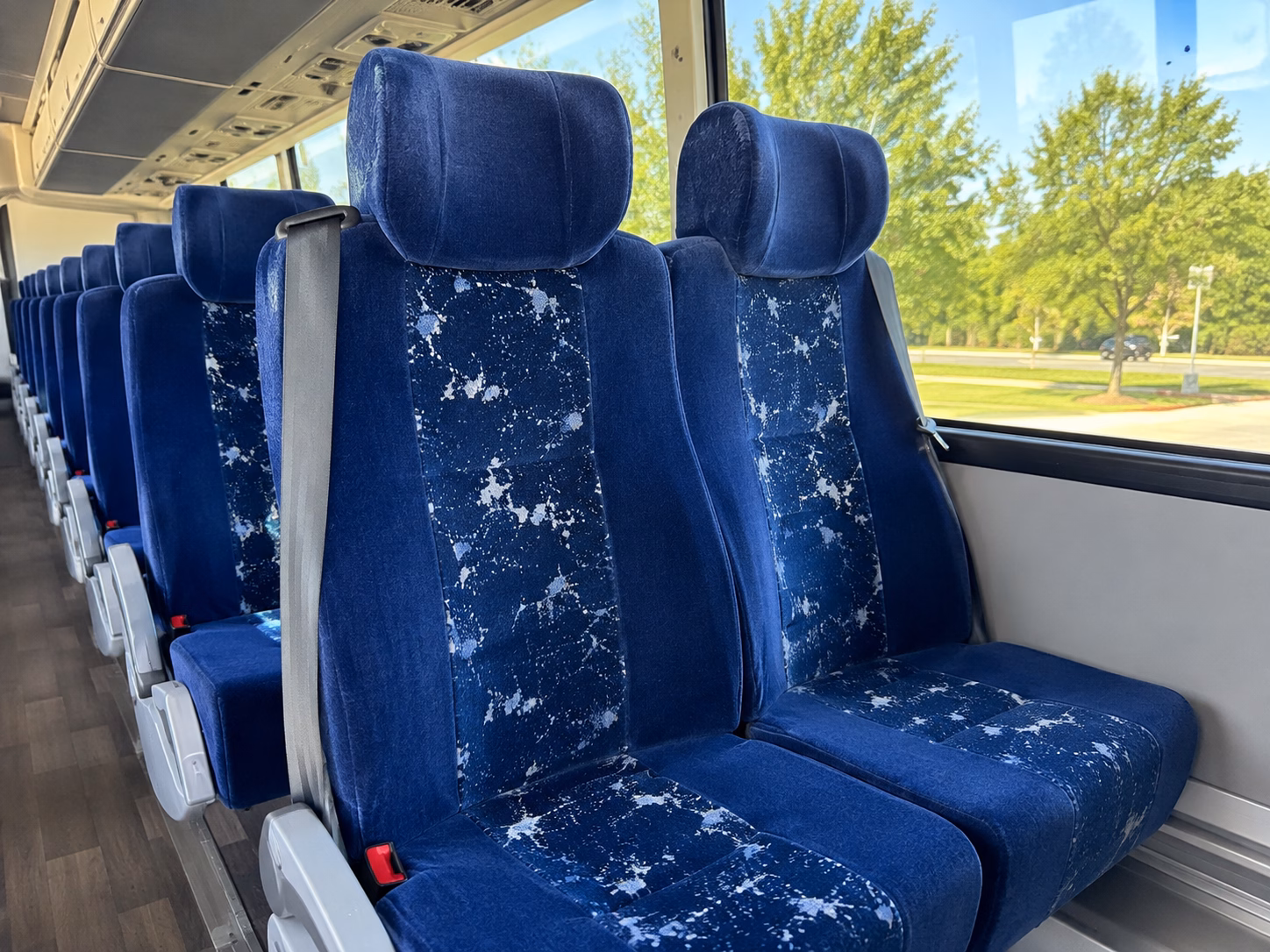 kansas city charter bus inside