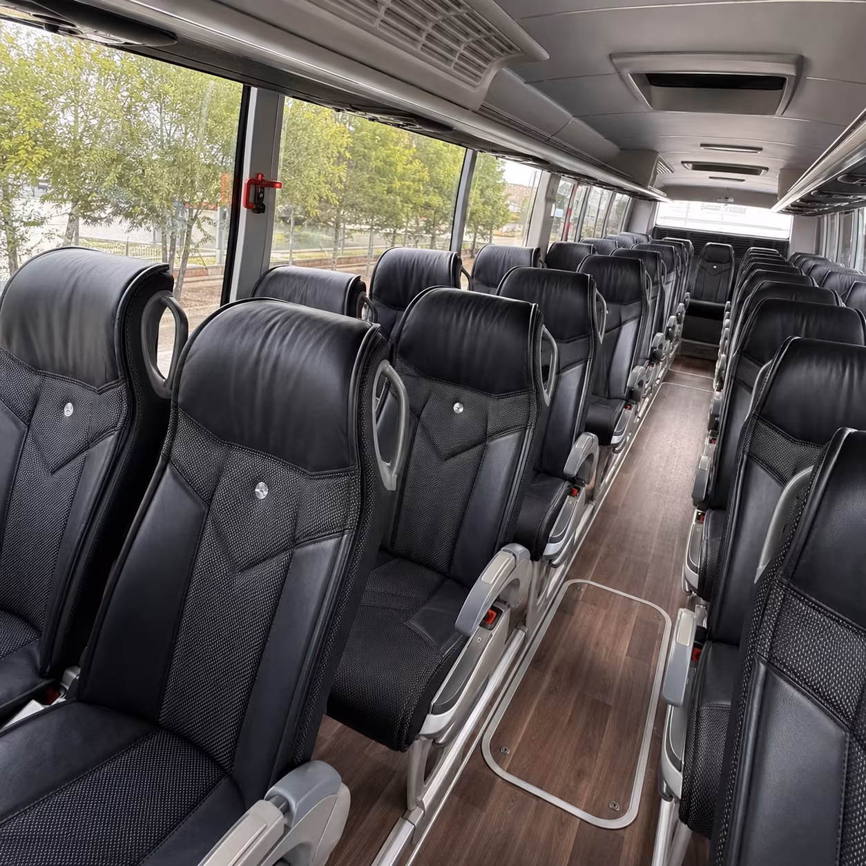 kansas city charter bus interior gallery